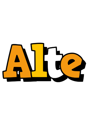 Alte cartoon logo
