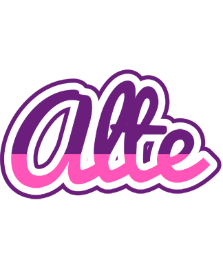 Alte cheerful logo