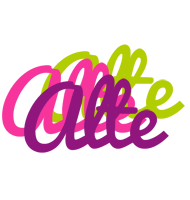 Alte flowers logo