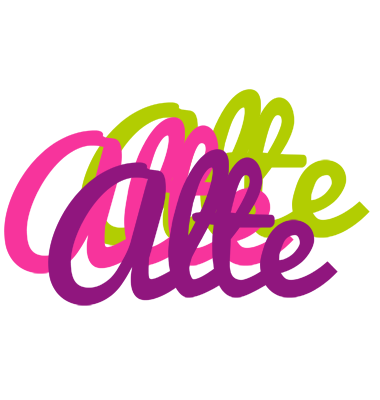 Alte flowers logo