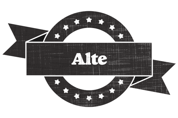 Alte grunge logo