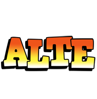 Alte sunset logo