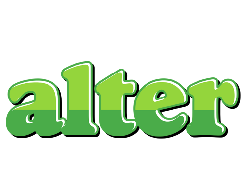 Alter apple logo
