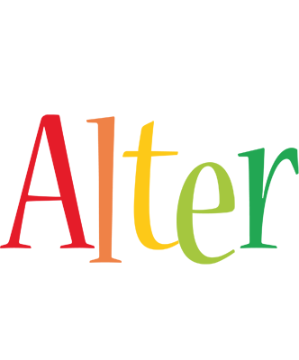 Alter birthday logo