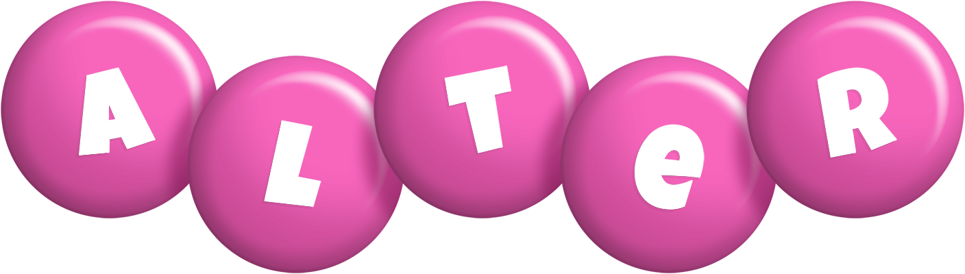 Alter candy-pink logo