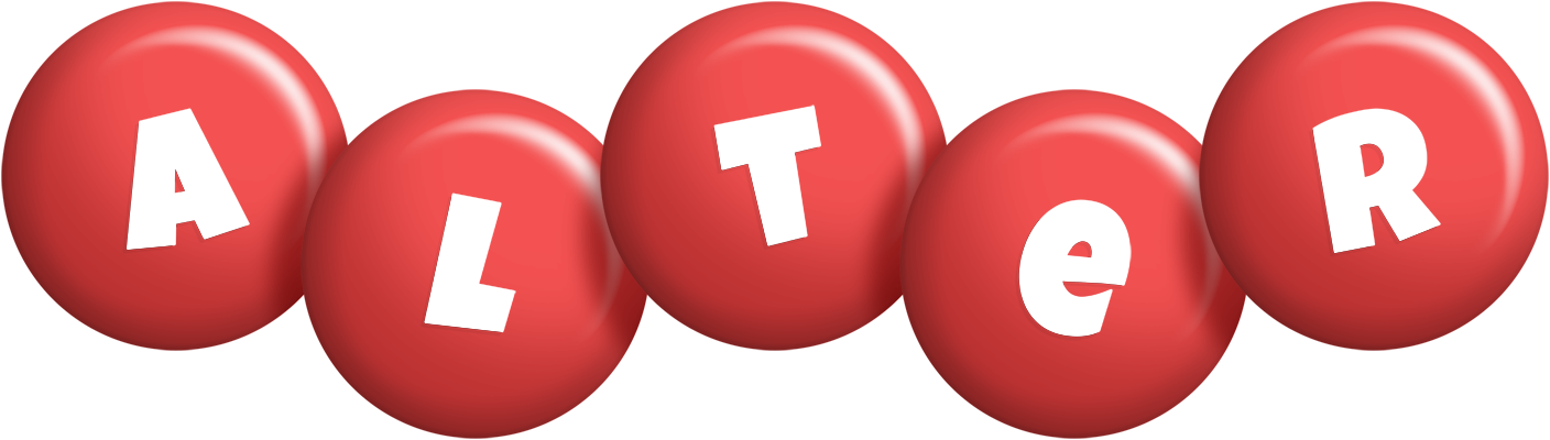 Alter candy-red logo