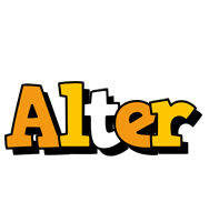 Alter cartoon logo