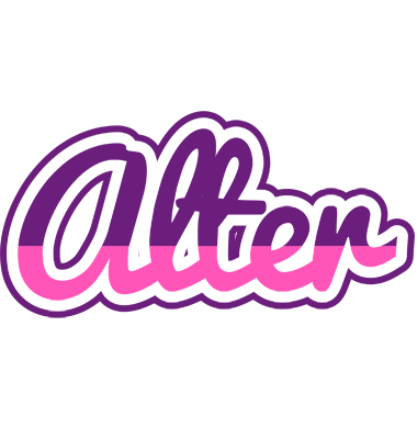 Alter cheerful logo