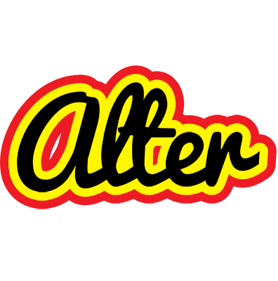Alter flaming logo