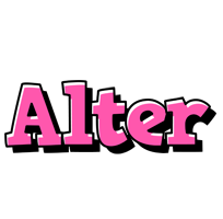 Alter girlish logo