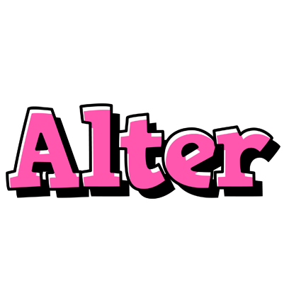 Alter girlish logo