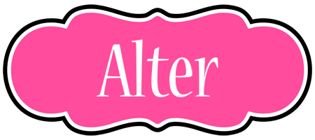 Alter invitation logo