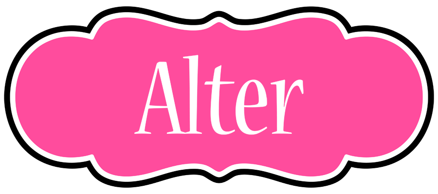 Alter invitation logo