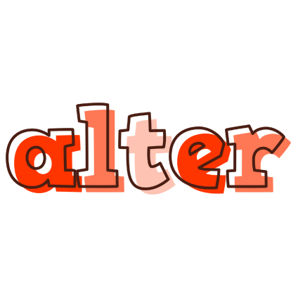 Alter paint logo