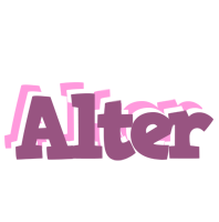 Alter relaxing logo