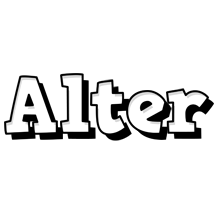 Alter snowing logo