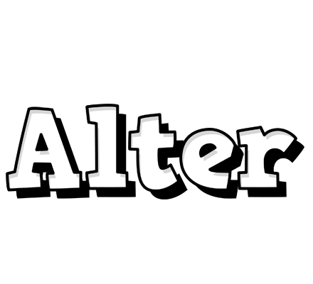 Alter snowing logo