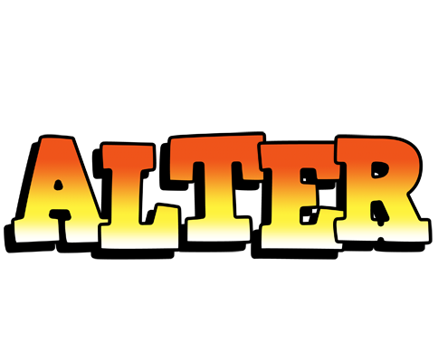 Alter sunset logo