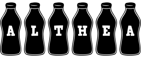 Althea bottle logo
