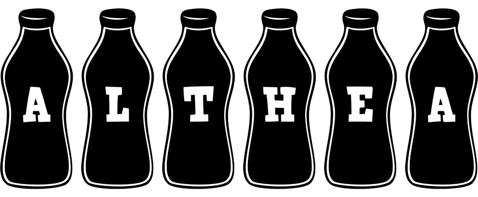 Althea bottle logo