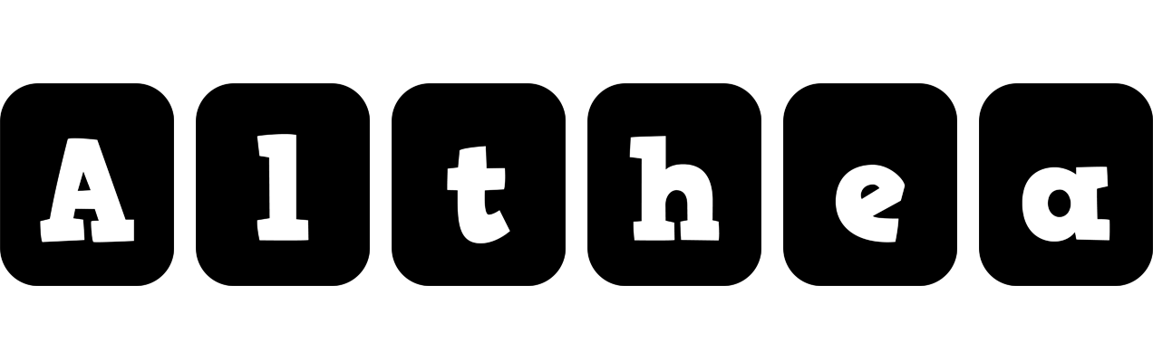 Althea box logo