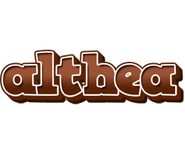 Althea brownie logo