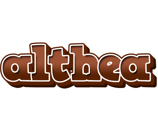 Althea brownie logo