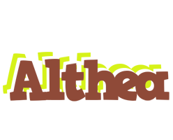 Althea caffeebar logo