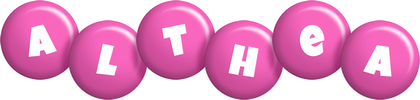 Althea candy-pink logo