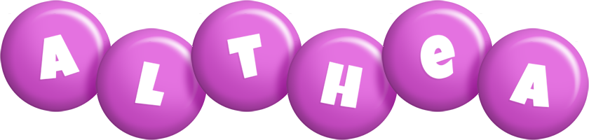 Althea candy-purple logo