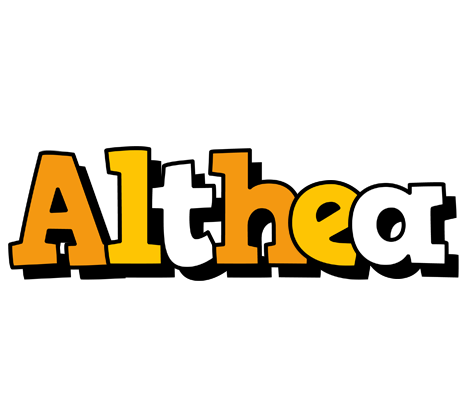 Althea cartoon logo