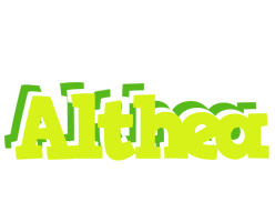 Althea citrus logo