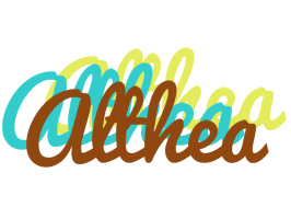 Althea cupcake logo