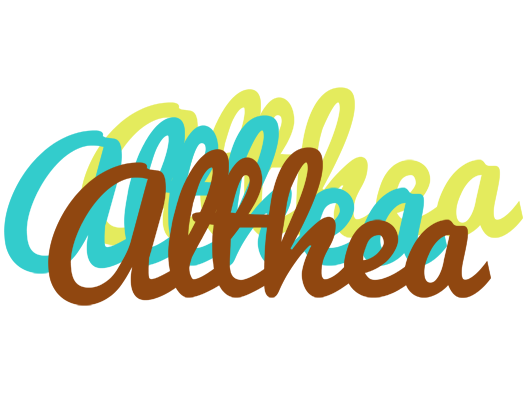 Althea cupcake logo