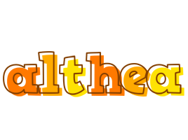 Althea desert logo