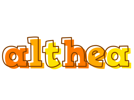 Althea desert logo