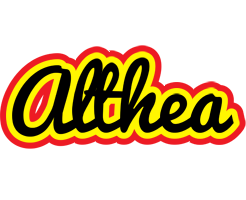 Althea flaming logo