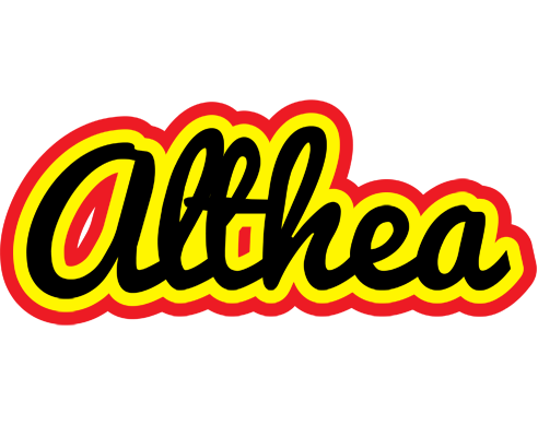 Althea flaming logo