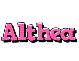 Althea girlish logo