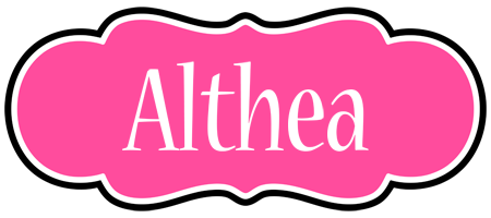 Althea invitation logo