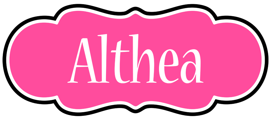 Althea invitation logo