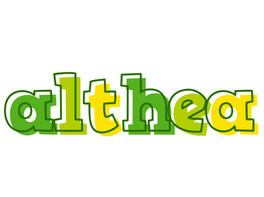 Althea juice logo