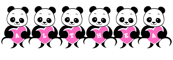 Althea love-panda logo