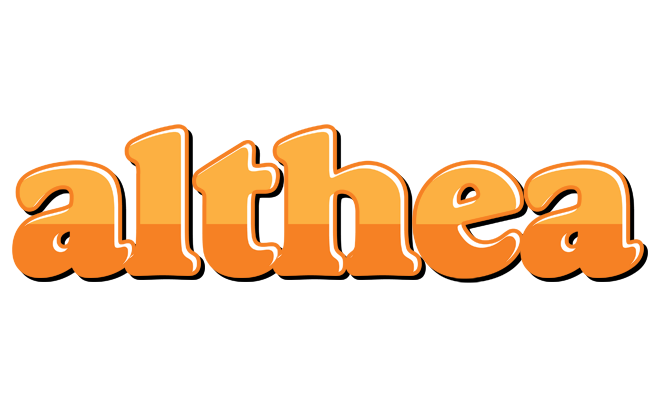 Althea orange logo