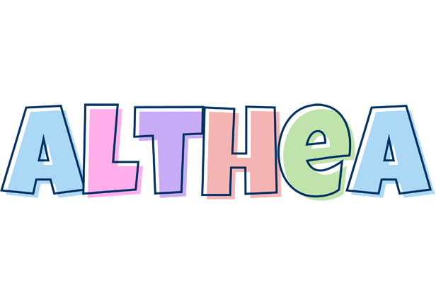 Althea pastel logo