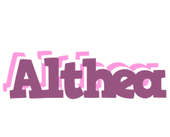 Althea relaxing logo