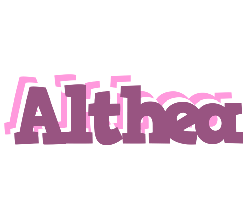 Althea relaxing logo