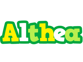 Althea soccer logo