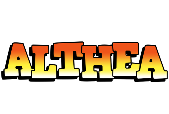 Althea sunset logo