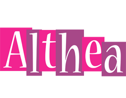 Althea whine logo